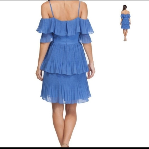 Adelyn Rae Blue Layered Dress - Picture 3 of 12